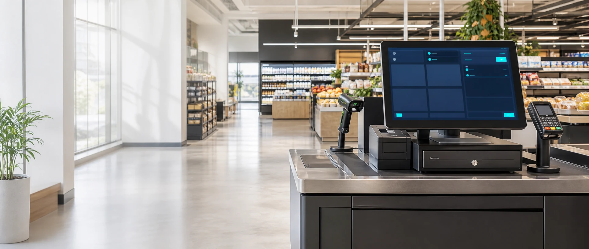 Modern retail checkout environment